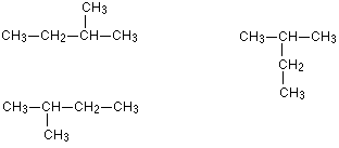 line structure for 2 methylpropane